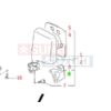 Suzuki WagonR+ Japán tükör burkolat bal gyári 84749-75F10-5PK