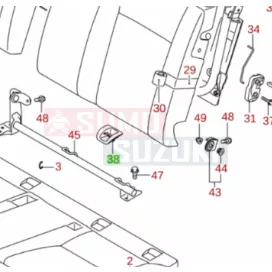   Suzuki Vitara, S-Cross hátsó ülés keret gyári 87228-54P00-5PK