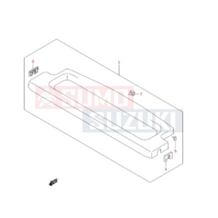 Suzuki Alto 2009-> Kalaptartó 88910M68K00