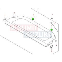 Suzuki Ignis 2017-től kalaptartó ütközőgumi 88912-71L00