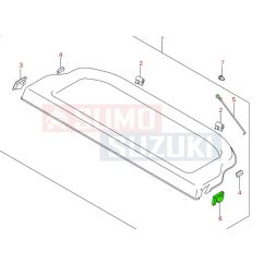   Suzuki Ignis 2017-től kalaptartó oldal tartó bal 88917-62R00