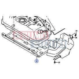 Suzuki Vitara 1988-99 tankvédő 89320-56B00 Gyári termék!