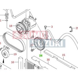   Suzuki Vitara 1,6 - 2,0 légkondi szíjfeszítő csapágy (gyári) S-95131-66D00-E