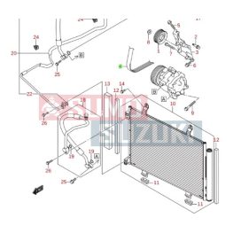   Suzuki Swift 1,6 Hosszbordás légkondi szíj GYÁRI 95141-68L10