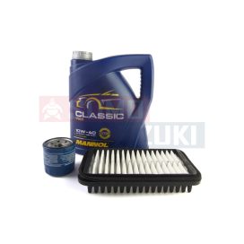 Suzuki Alto 1,1 2002-2006 10W40 Mannol olajcsere szett 