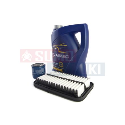 Suzuki Alto 1,1 2002-2006 10W40 Mannol olajcsere szett 