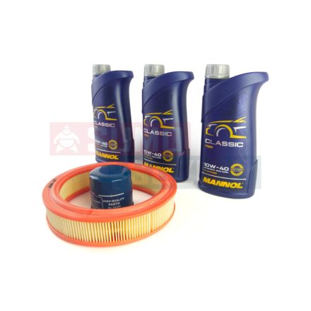 Maruti 800 olajcsere szett 10W40 Mannol