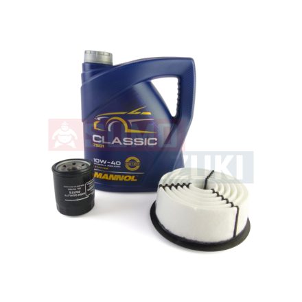 Suzuki Swift 1,3 (16 szelepes) 2003-ig + GTi 10W40 Mannol olajcsere szett